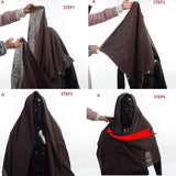 Medieval Hood Cloak Viking Cosplay scarf Viking Warriors