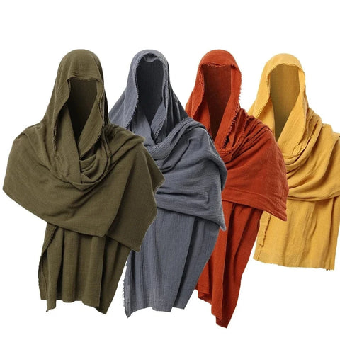 Medieval Hood Cloak Viking Cosplay scarf Viking Warriors