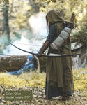 Medieval Ranger Cloak - Linen - 6 Color Choices Cloak Viking Warriors