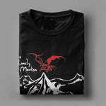 Men's The Hobbit Smaug T-Shirt | Lonely Mountain Cotton Tees t shirt Viking Warriors