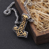 Mighty Thor's Hammer Necklace Necklaces Viking Warriors