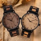 Modern Walnut Wood Watch Watches Viking Warriors