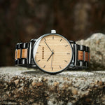 Modern Walnut Wood Watch Watches Viking Warriors