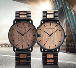 Modern Walnut Wood Watch Watches Viking Warriors