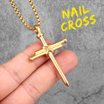 Nails Cross Necklace cross pendant necklace Viking Warriors