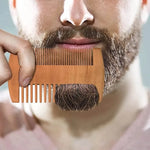 Natural Wood Beard Comb beard comb Viking Warriors