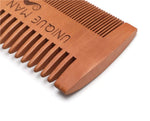 Natural Wood Beard Comb beard comb Viking Warriors