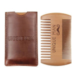 Natural Wood Beard Comb beard comb Viking Warriors