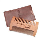 Natural Wood Beard Comb beard comb Viking Warriors