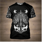 Nordic Wolf  T-shirt Shirts & Tops Viking Warriors