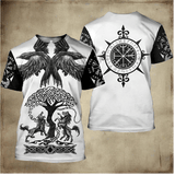 Nordic Wolf  T-shirt Shirts & Tops Viking Warriors