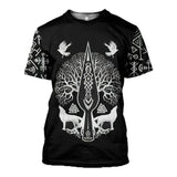 Nordic Wolf  T-shirt Shirts & Tops Viking Warriors