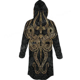 Norse Mythology Viking Hooded Cloak for Men - Authentic Overcoat for Cosplay & Winter Coats & Jackets Viking Warriors