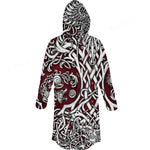 Norse Mythology Viking Hooded Cloak for Men - Authentic Overcoat for Cosplay & Winter Coats & Jackets Viking Warriors