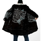 Norse Mythology Warm Hooded Coat coat Viking Warriors