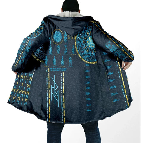 Heren Viking Jassen Dikke Warme Viking Hooded Mantel Winter Viking Cape Outdoor Winddicht Hooded Poncho Winterjassen (Color : Raven, Size : M Heren Viking Jassen Dikke Warme Viking Hooded Mantel Winter Viking Cape Outdoor Winddicht Hooded Poncho Winterjassen (Color : Raven, Size : M