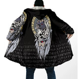 Norse Mythology Warm Hooded Coat coat Viking Warriors