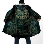 Norse Mythology Warm Hooded Coat coat Viking Warriors