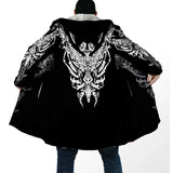 Norse Mythology Warm Hooded Coat coat Viking Warriors