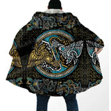 Norse Mythology  Warm Hooded Coat coat Viking Warriors