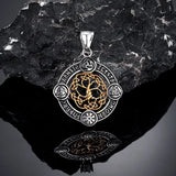 Norse Rune Life Tree Necklace Necklaces Viking Warriors