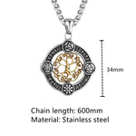 Norse Rune Life Tree Necklace Necklaces Viking Warriors