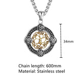 Norse Rune Life Tree Necklace Necklaces Viking Warriors