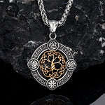Norse Rune Life Tree Necklace Necklaces Viking Warriors