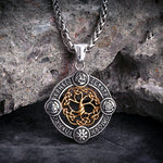 Norse Rune Life Tree Necklace Necklaces Viking Warriors