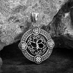 Norse Runes Life Tree Keychain Keychains Viking Warriors