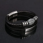 Norse Symbols Leather Bead Bracelets Bracelets Viking Warriors