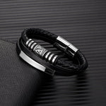 Norse Symbols Leather Bead Bracelets Bracelets Viking Warriors