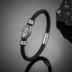 Norse Symbols Leather Bead Bracelets Bracelets Viking Warriors