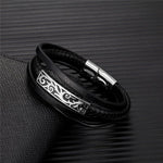 Norse Symbols Leather Bead Bracelets Bracelets Viking Warriors