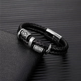 Norse Symbols Leather Bead Bracelets Bracelets Viking Warriors