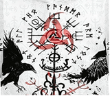 Norse Viking Hooded Sweatshirt Hooded Swaetshirt Viking Warriors