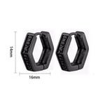 Norse Viking Runes Hoop Earrings earrings Viking Warriors