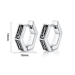 Norse Viking Runes Hoop Earrings earrings Viking Warriors