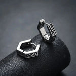Norse Viking Runes Hoop Earrings earrings Viking Warriors