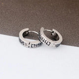 Norse Viking Runes Hoop Earrings earrings Viking Warriors