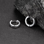 Norse Viking Runes Hoop Earrings earrings Viking Warriors