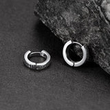 Norse Viking Runes Hoop Earrings earrings Viking Warriors