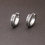 Norse Viking Runes Hoop Earrings earrings Viking Warriors