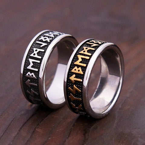 Norse Viking Runes Ring Rings Viking Warriors