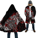 Norse Vikings Fleece Coat Hooded Cloaks Viking Warriors