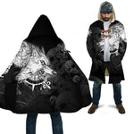 Norse Vikings Fleece Coat Hooded Cloaks Viking Warriors