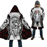 Norse Vikings Fleece Coat Hooded Cloaks Viking Warriors