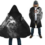 Norse Vikings Fleece Coat Hooded Cloaks Viking Warriors