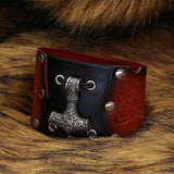 Norse Vikings Leather Wristband Wristbands Viking Warriors
