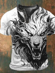 Norse Wolf Button Down T-Shirt Shirts & Tops Viking Warriors